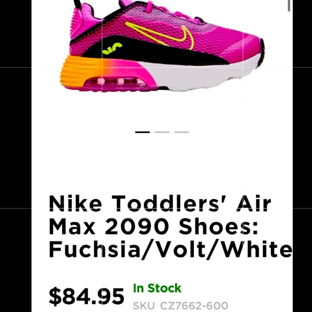 Nike Air Max 2090 toddler shoe